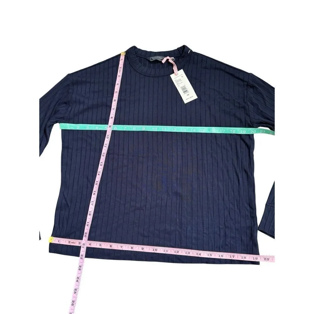 Vineyard Vines ribbed dreamcloth crew neck top XS